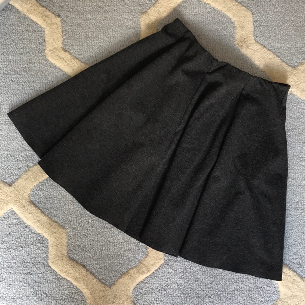 TRF by Zara Gray Elastic Band Skirt